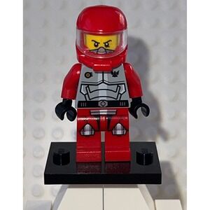 LEGO Galaxy Squad Billy Starbeam Minifigure Red Silver Excellent gs005